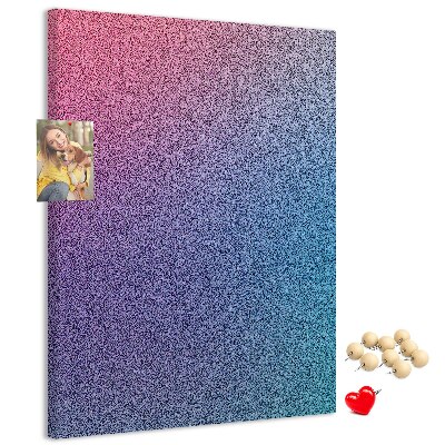 Nástěnka na zeď Přechodový vzor v odstínech růžové a fialové