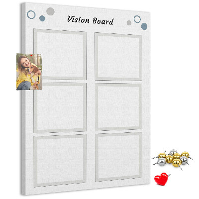 Nástěnka korková Nástěnka s prázdnými rámečky