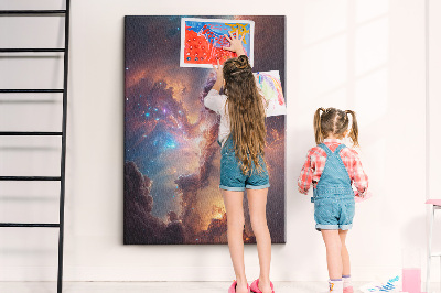 Korková tabule Kosmické jevy v barevné galaxii