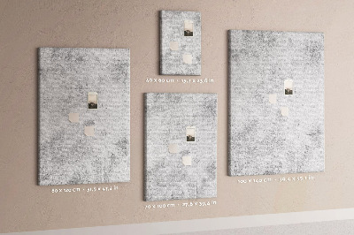 Nástěnka korková Minimalistická šedá s texturou betonu