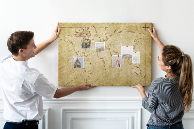 Fětská nástěnka Mapa starověkého světa s kontinenty