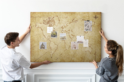 Fětská nástěnka Mapa starověkého světa s kontinenty