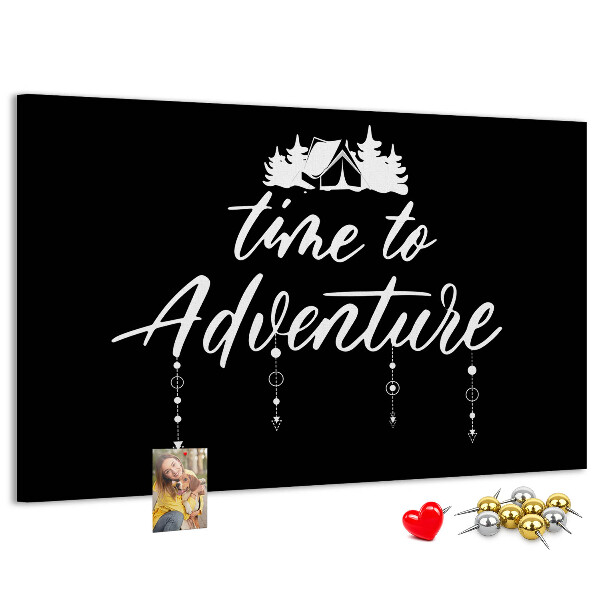 Fětská nástěnka Čas na dobrodružství v přírodě.