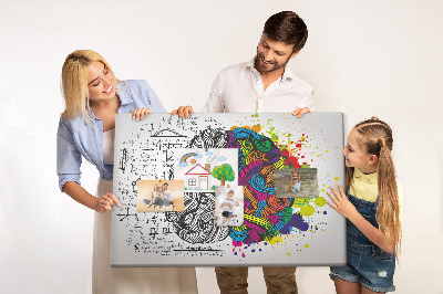 Nástěnka Mozek a kreativita v barevné harmonii