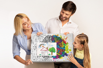 Nástěnka Mozek a kreativita v barevné harmonii
