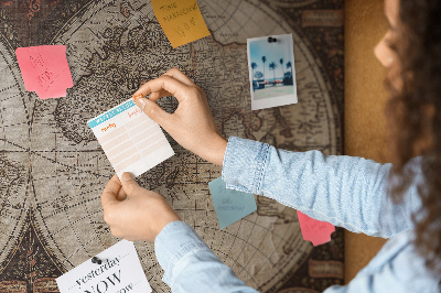 Nástěnka Mapa starověkého světa s geografickými detaily