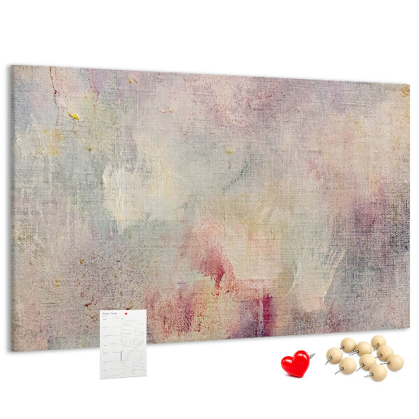 Nástěnka Jemné pastelové barevné cákance na pozadí
