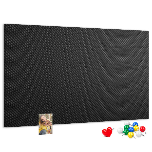 Nástěnka Černá textura s jemným kostkovaným vzorem