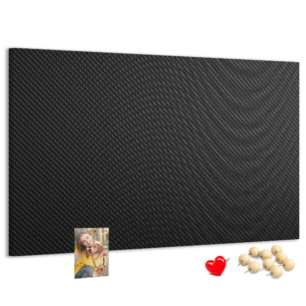 Nástěnka Černá textura s jemným kostkovaným vzorem