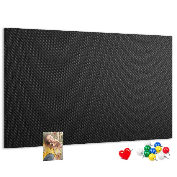 Nástěnka Černá textura s jemným kostkovaným vzorem