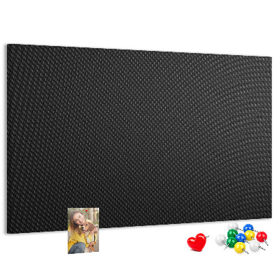 Nástěnka Černá textura s jemným kostkovaným vzorem