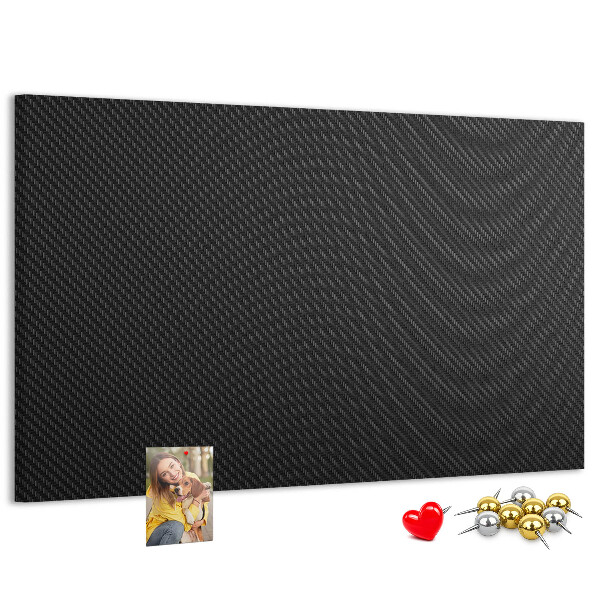 Nástěnka Černá textura s jemným kostkovaným vzorem