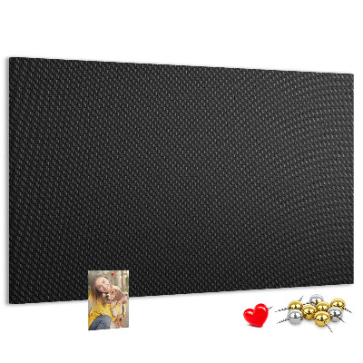 Nástěnka Černá textura s jemným kostkovaným vzorem