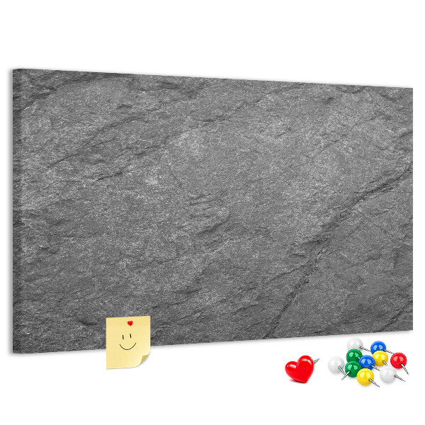 Korková nástěnka Kamenná textura v odstínech šedé
