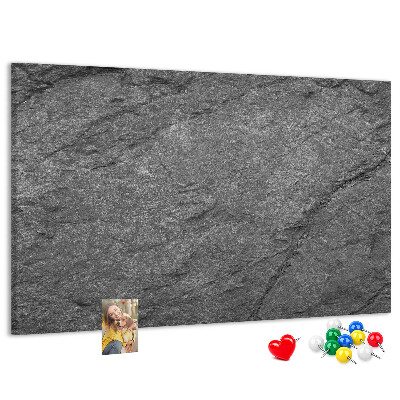 Korková nástěnka Kamenná textura v odstínech šedé