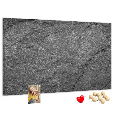 Korková nástěnka Kamenná textura v odstínech šedé
