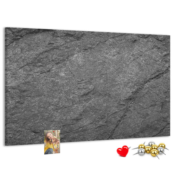 Korková nástěnka Kamenná textura v odstínech šedé