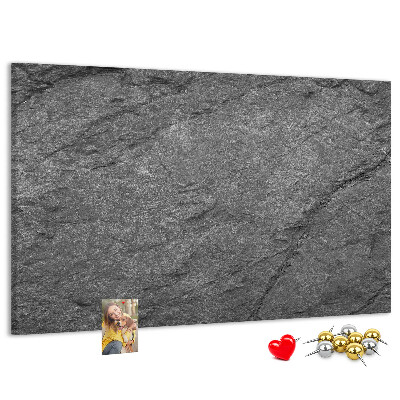 Korková nástěnka Kamenná textura v odstínech šedé