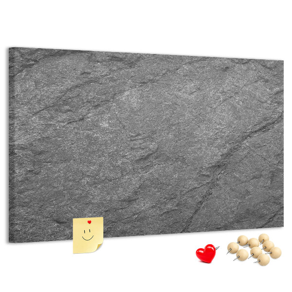 Korková nástěnka Kamenná textura v odstínech šedé