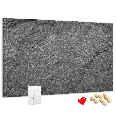 Korková nástěnka Kamenná textura v odstínech šedé