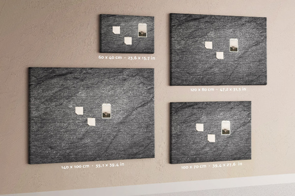 Korková nástěnka Kamenná textura v odstínech šedé