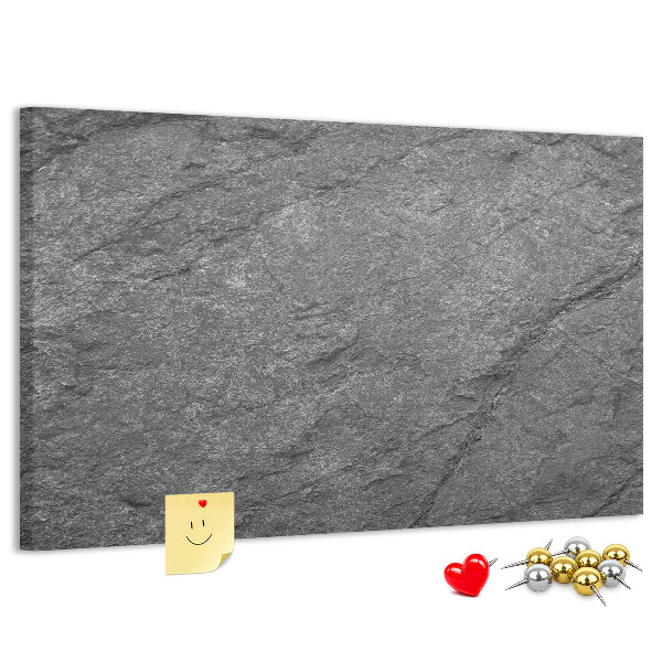 Korková nástěnka Kamenná textura v odstínech šedé