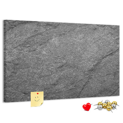 Korková nástěnka Kamenná textura v odstínech šedé