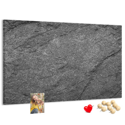 Korková nástěnka Kamenná textura v odstínech šedé