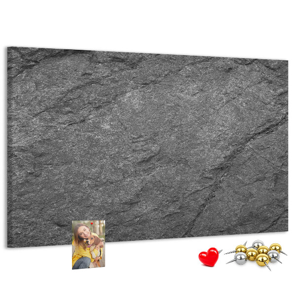 Korková nástěnka Kamenná textura v odstínech šedé