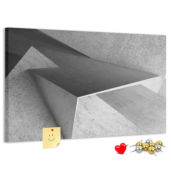 Nástěnka Geometrické tvary v minimalistickém stylu