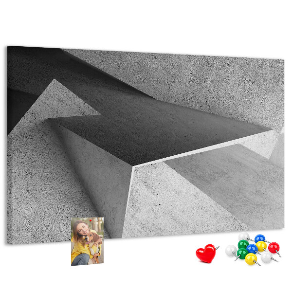 Nástěnka Geometrické tvary v minimalistickém stylu