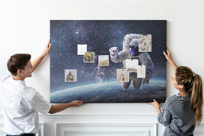 Fětská nástěnka Astronaut ve vesmíru