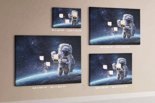 Fětská nástěnka Astronaut ve vesmíru