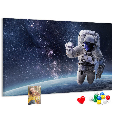 Fětská nástěnka Astronaut ve vesmíru