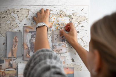 Nástěnka Mapa starověkého světa s geografickými detaily