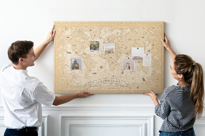 Fětská nástěnka Mapa starověkého světa s geografickými detaily