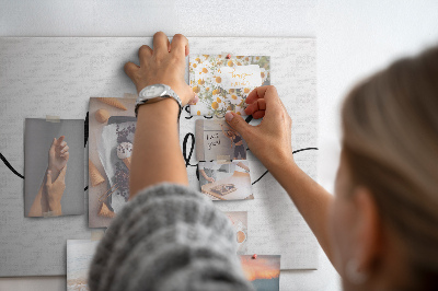 Korková nástěnka Cestovní inspirace v elegantním stylu
