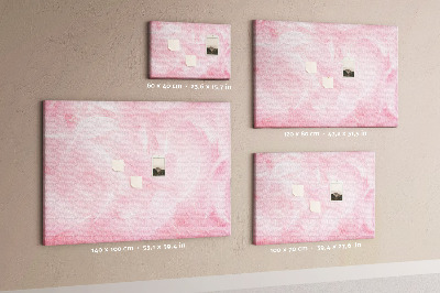 Nástěnka Jemné růžové peří na pozadí.