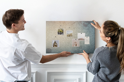 Nástěnka Stará mapa s jemnými skvrnami