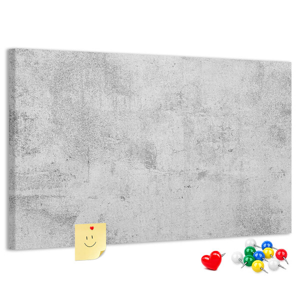 Nástěnka Šedý betonový vzor s texturou.