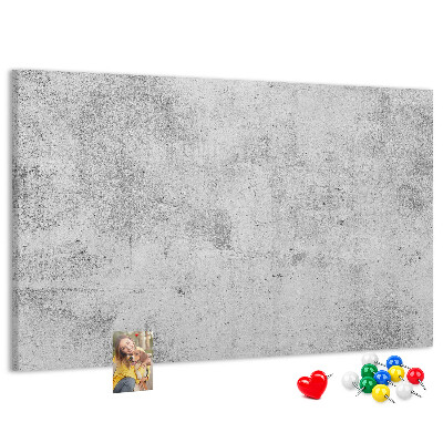 Nástěnka Šedý betonový vzor s texturou.