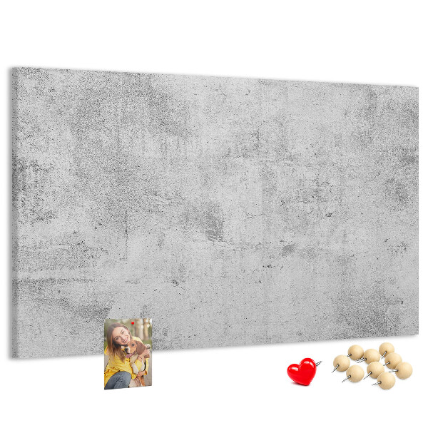 Nástěnka Šedý betonový vzor s texturou.