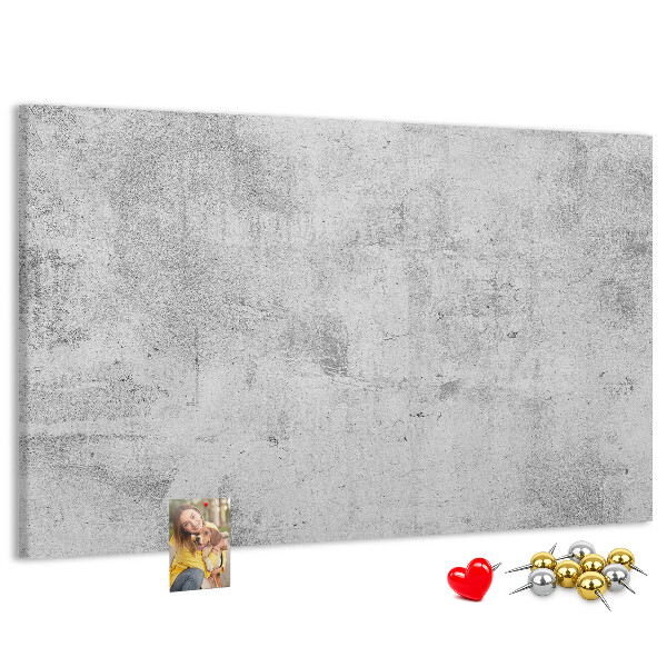 Nástěnka Šedý betonový vzor s texturou.