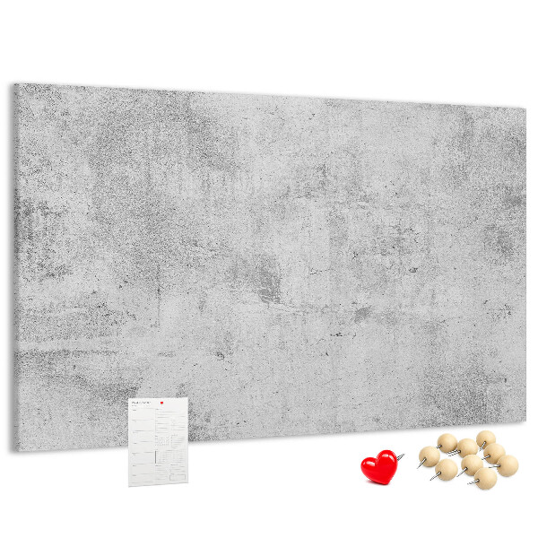 Nástěnka Šedý betonový vzor s texturou.