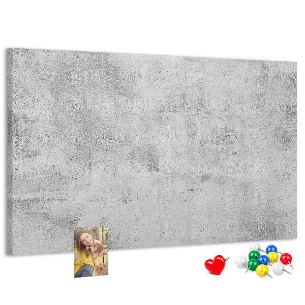 Nástěnka Šedý betonový vzor s texturou.
