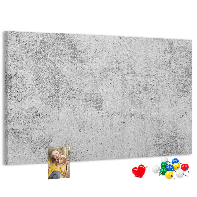 Nástěnka Šedý betonový vzor s texturou.