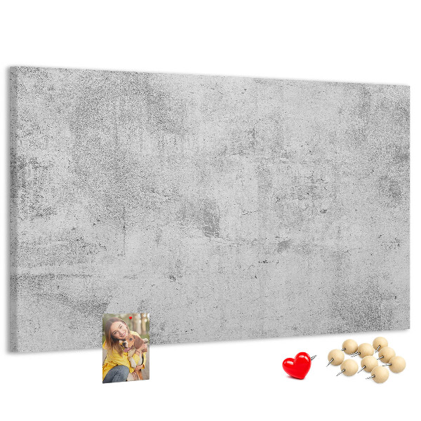 Nástěnka Šedý betonový vzor s texturou.