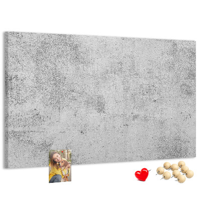 Nástěnka Šedý betonový vzor s texturou.