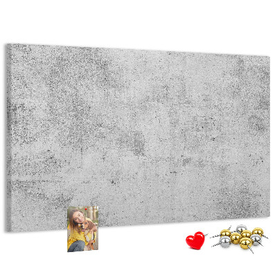 Nástěnka Šedý betonový vzor s texturou.