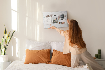 Nástěnka Mapa světa s názvy zemí
